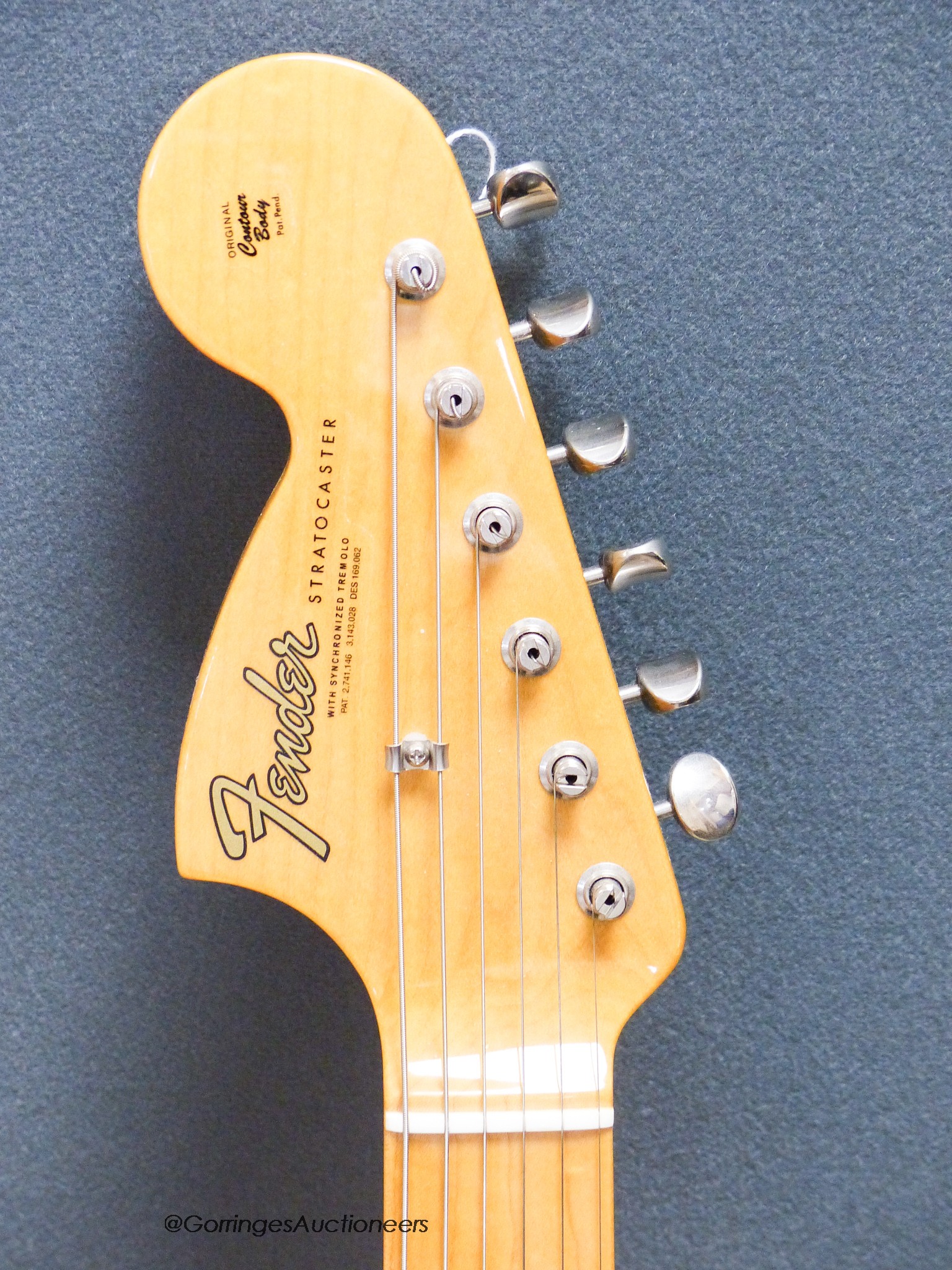 A Fender Stratocaster Jimi Hendrix Voodoo Child 30th Anniversary Custom Shop electric guitar, c.2019, Olympic white with G & G custom shop hard case and stand
